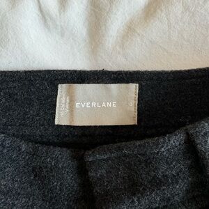 Everlane Dark Grey Wool Pant